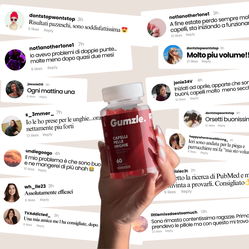 Gumzle - Le caramelle per capelli e unghie