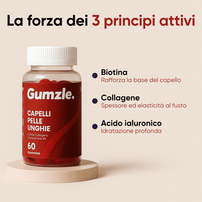 Gummy per capelli pelle&unghie favolosi